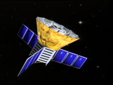 COBE Satellite - 2nd to Image Whole-Sky Microwave Map 