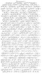 Particle Standard Model Equation